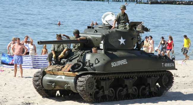 A KV és a Sherman tankok
